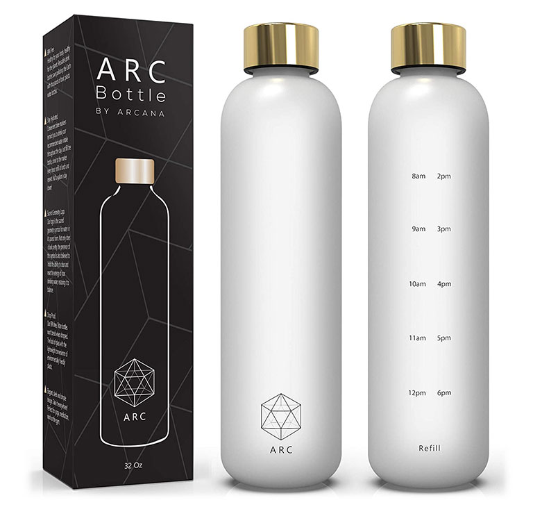 Arcana Arc Bottle Water with Time Marker